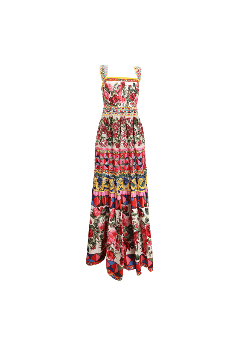 MAMBO PRINT LONG DRESS 38