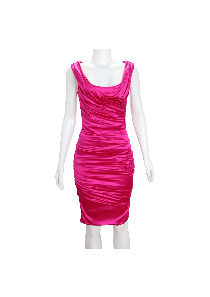 SLEEVELESS DRAPED DRESS 36