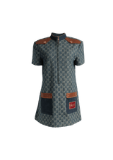 WASHED ORGANIC DENIM DRESS 36