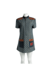 WASHED ORGANIC DENIM DRESS 36