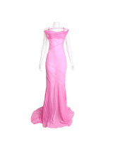 LA ROBE DRAGGIU MAXI DRESS 38