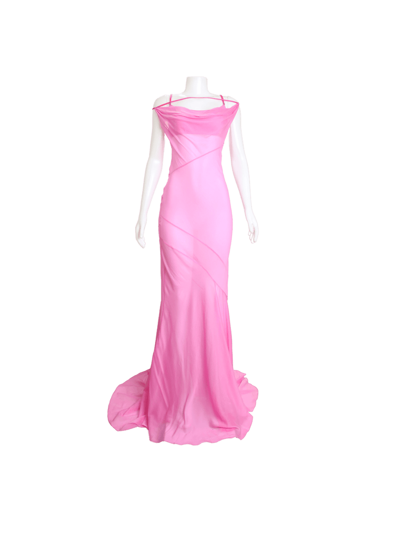 LA ROBE DRAGGIU MAXI DRESS 38