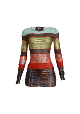 PRINTED MINI BLOUSE M