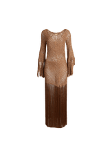 CROCHET FRINGES LONG DRESS PP