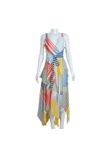 PRINTED MIDI DRESS P