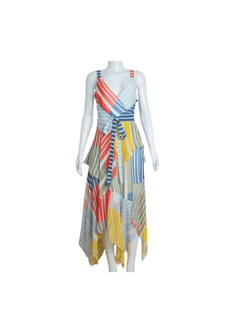 PRINTED MIDI DRESS P