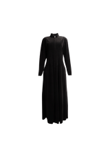 VELVET MAXI DRESS M