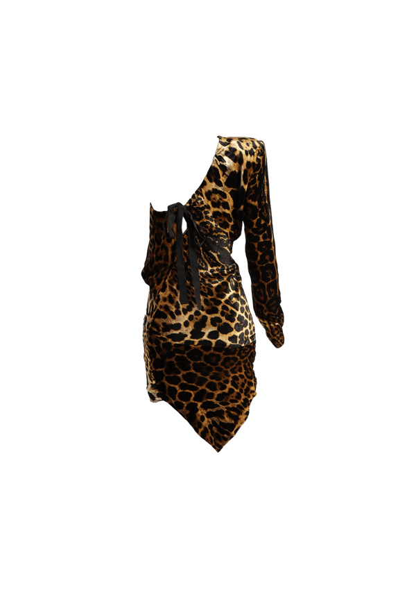 ANIMAL PRINT MINI DRESS 34