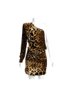 ANIMAL PRINT MINI DRESS 34