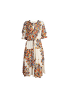 ARABELLA RUFFLE MIDI DRESS PP
