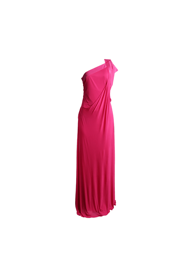 SATIN LONG DRESS 40