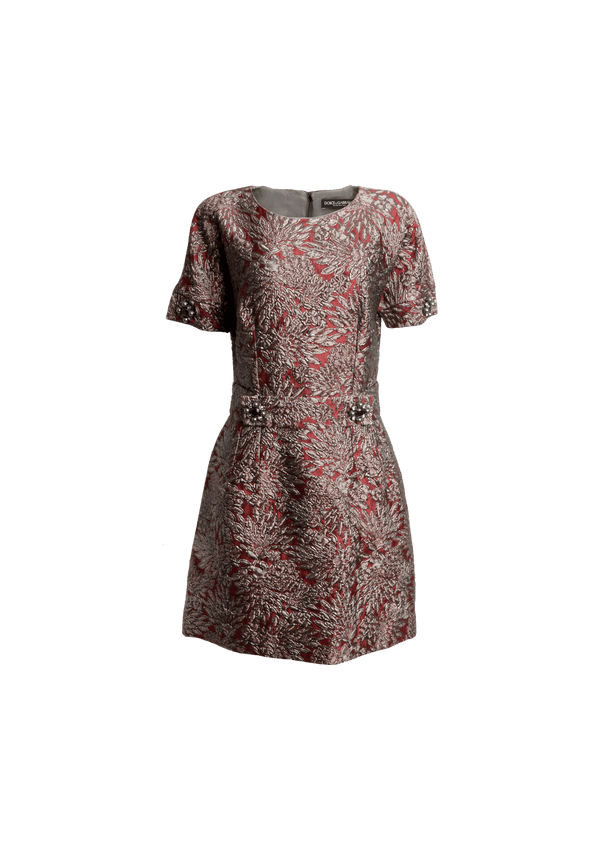 BROCADE MINI DRESS 40