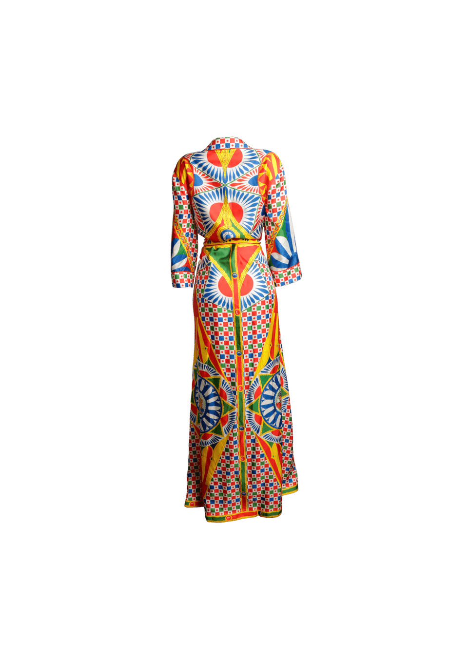 PRINTED LONG DRESS 46