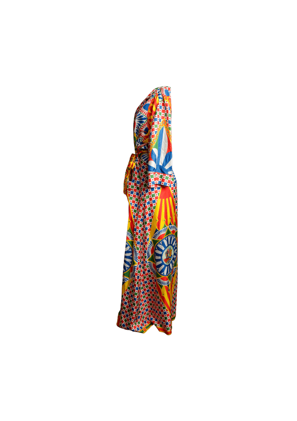 PRINTED LONG DRESS 46