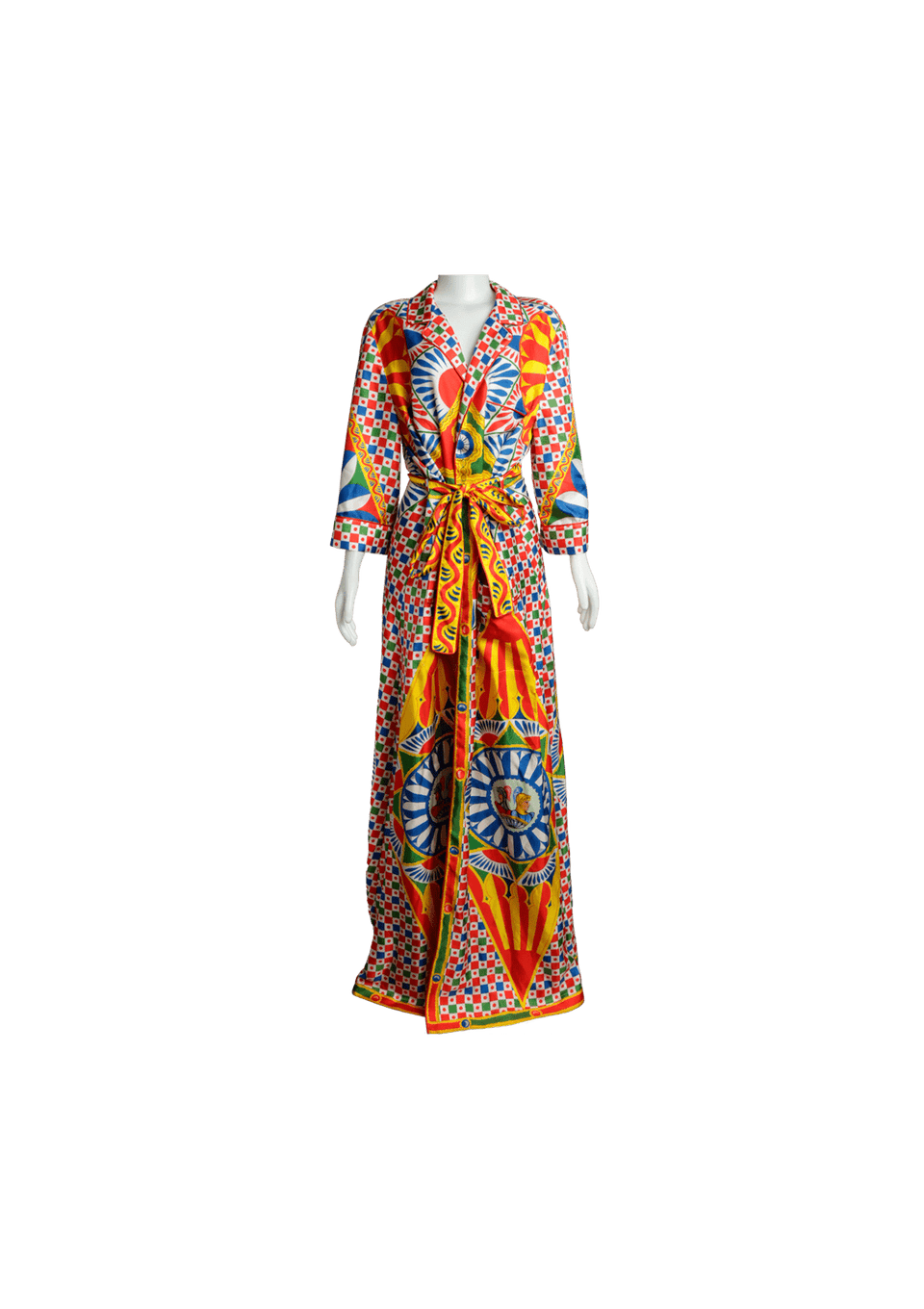 PRINTED LONG DRESS 46