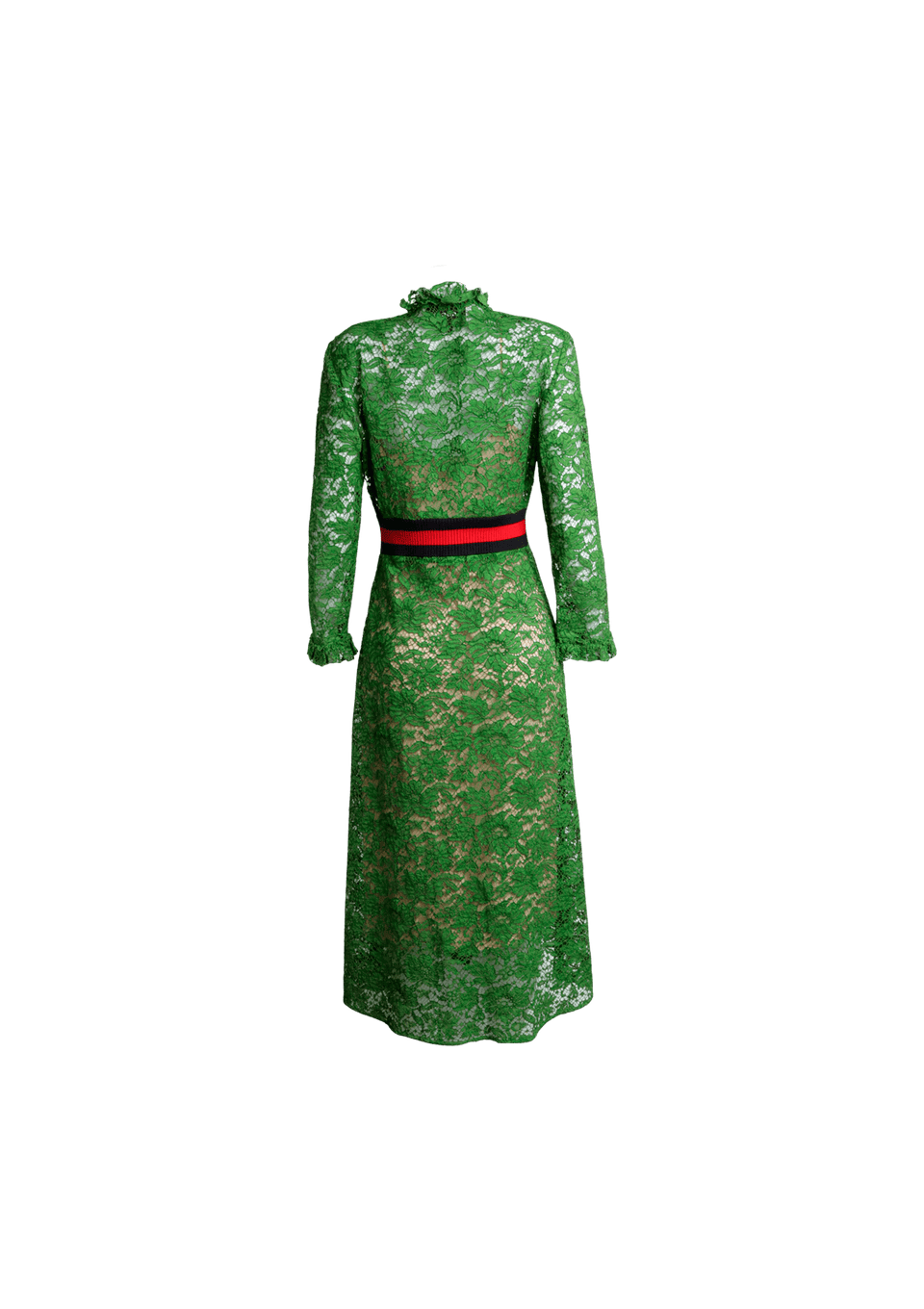 VESTIDO GUCCI LACE DRESS VERDE 40 ORIGINAL Gringa VESTIDO GUCCI LACE DRESS VERDE 40 ORIGINAL Gringa