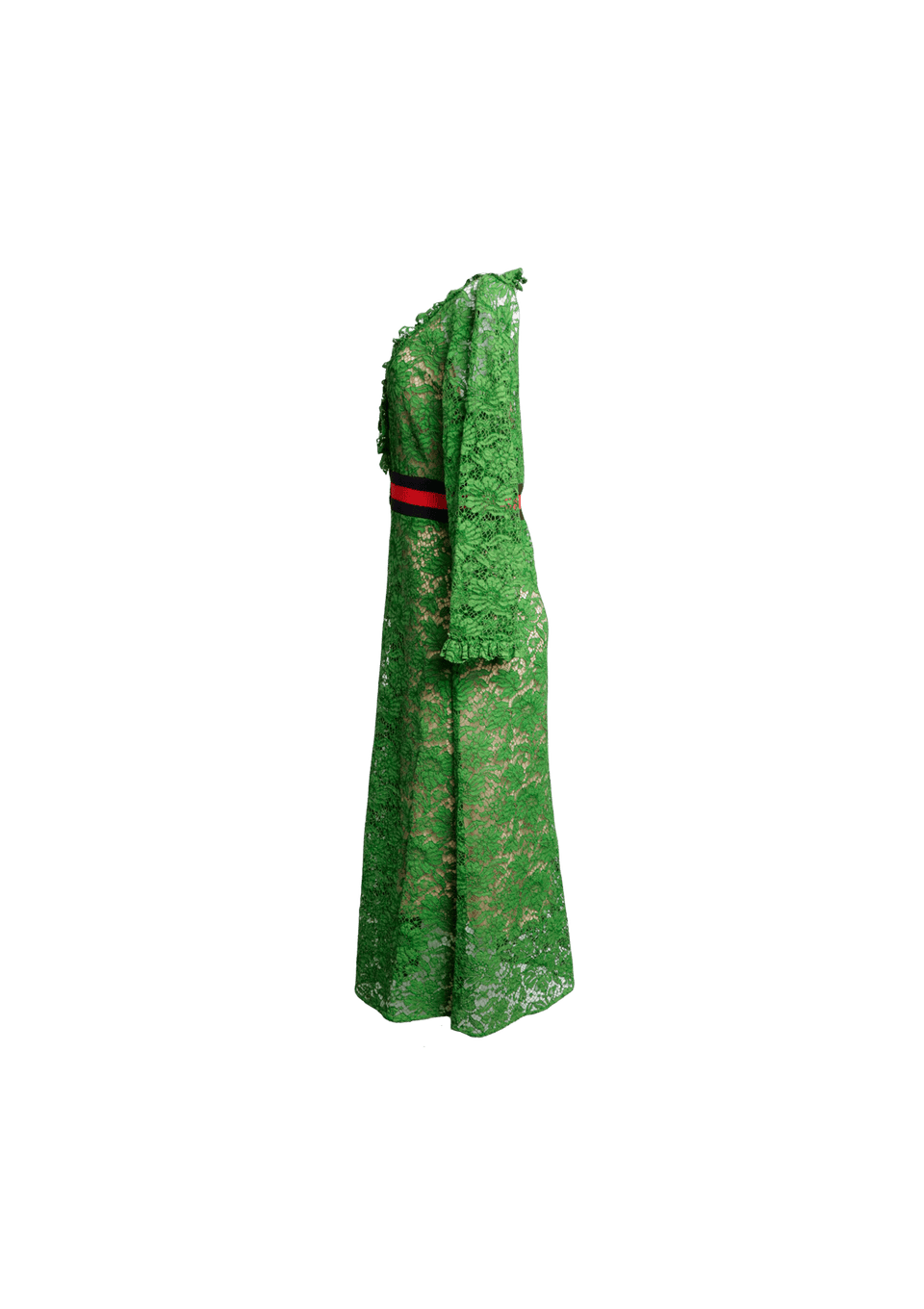 VESTIDO GUCCI LACE DRESS VERDE 40 ORIGINAL Gringa VESTIDO GUCCI LACE DRESS VERDE 40 ORIGINAL Gringa