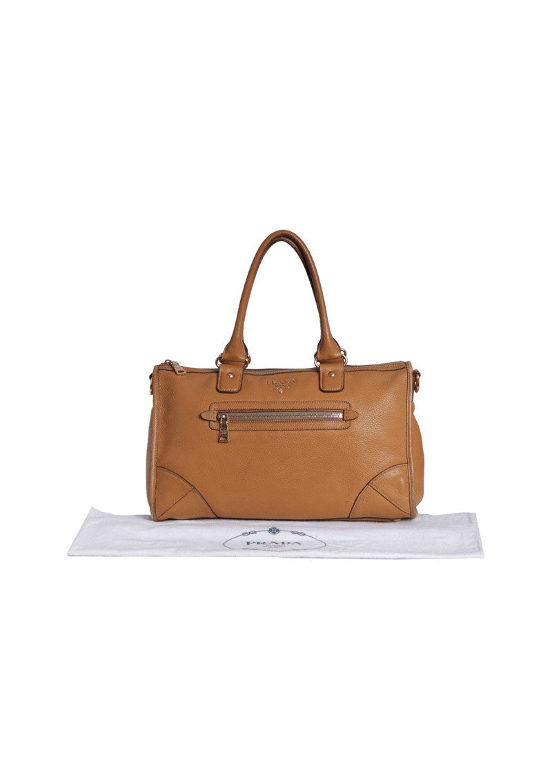 VITELLO DAINO FRONT ZIP BAG