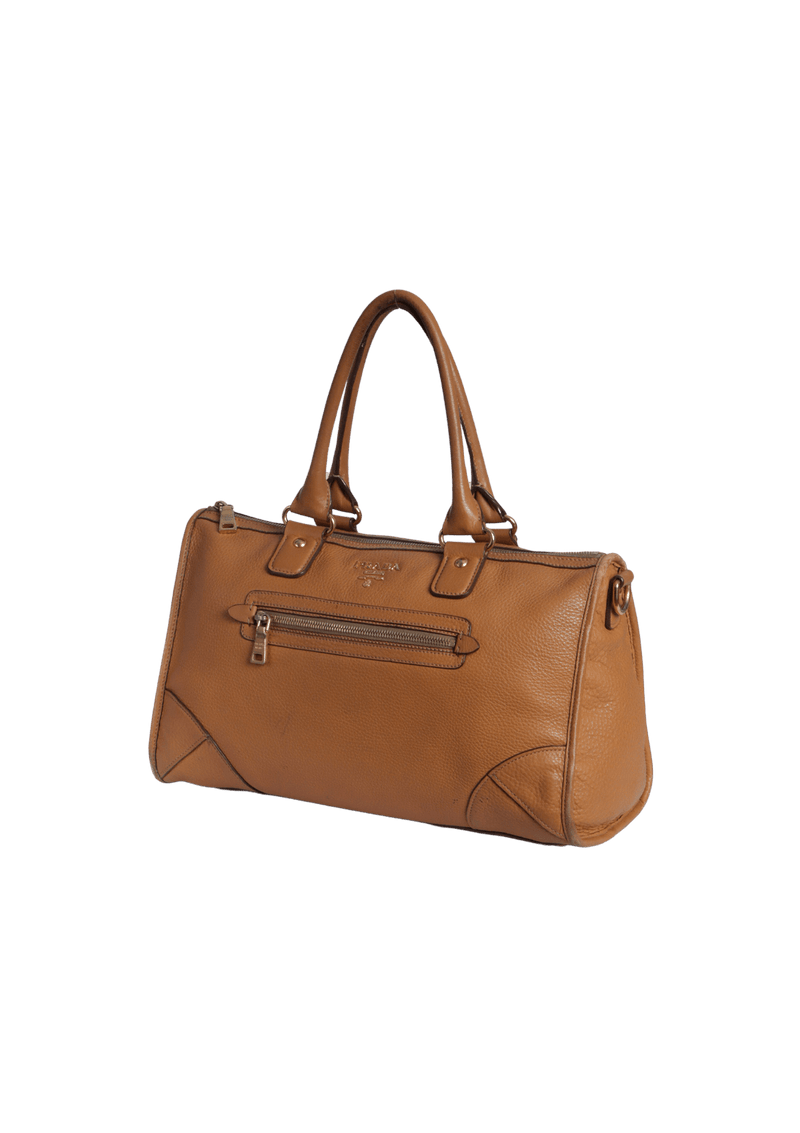 VITELLO DAINO FRONT ZIP BAG