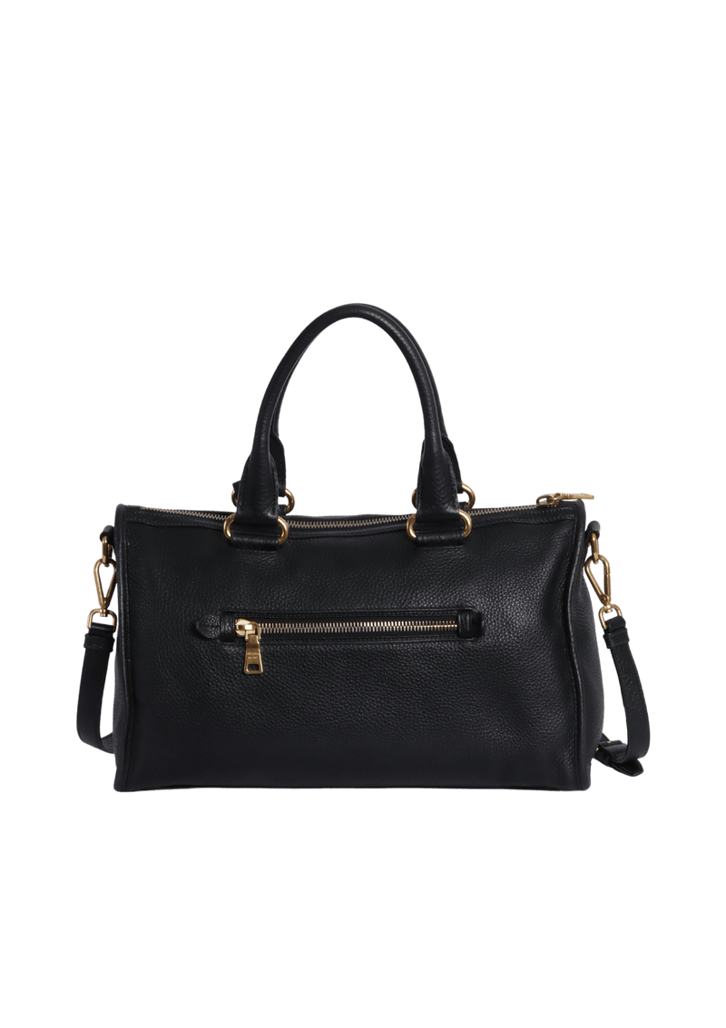 VITELLO DAINO FRONT ZIP BAG