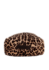 LEOPARD VERTICAL GUSSET CABAS TOTE