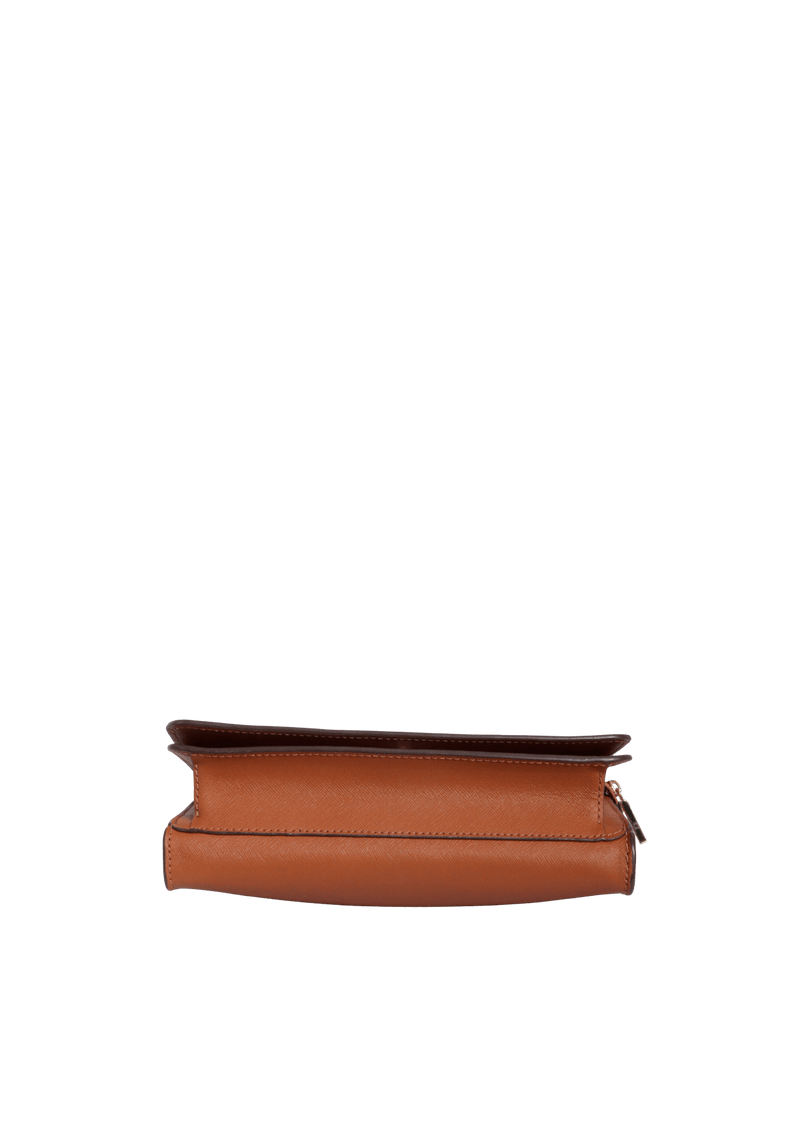 LEATHER FLAP BAG