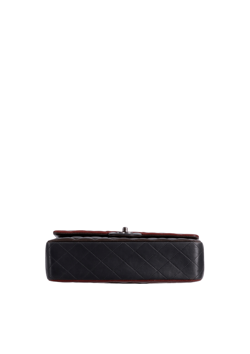 MEDIUM CLASSIC DOUBLE FLAP TRICOLOR