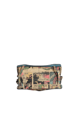 GLACE CALF COMIC ETIQUETTE FLAP BAG