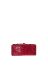 HOURGLASS SMALL CROCODILE EMBOSSED