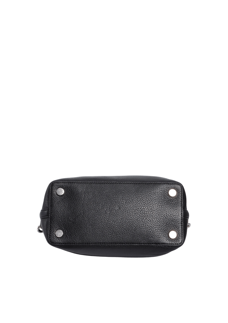 SMALL LEATHER SATCHEL BAG