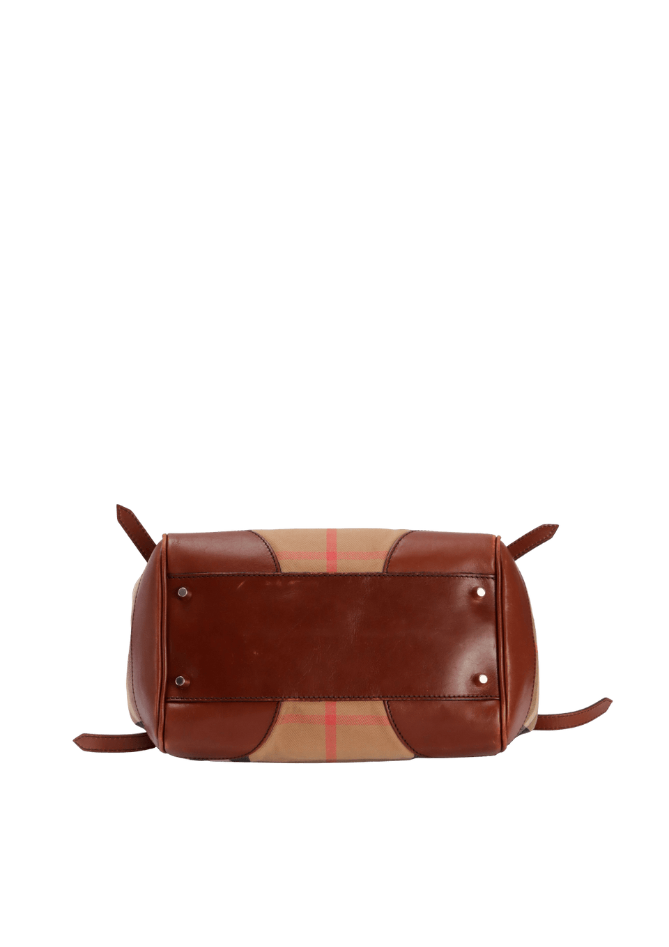 BOLSA BURBERRY HAYMARKET CHECK CANTERBURY MARROM ORIGINAL – Gringa