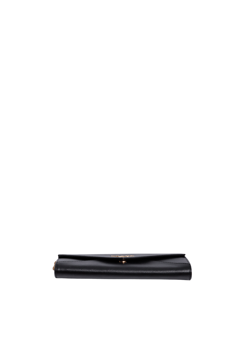 SAFFIANO ENVELOPE WALLET ON CHAIN