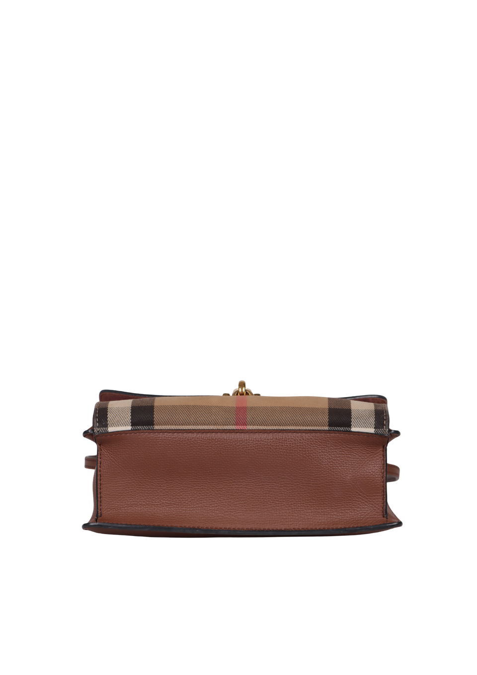 BOLSA BURBERRY HOUSE CHECK MACKEN BAG MARROM ORIGINAL – Gringa