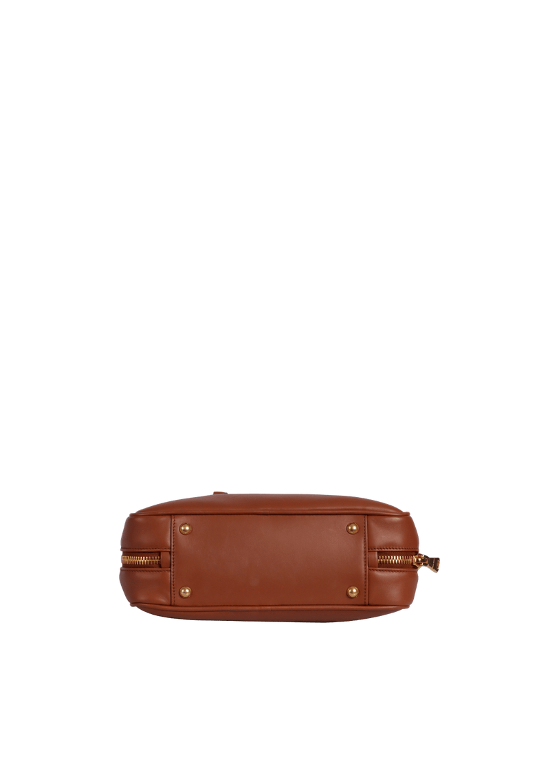 LEATHER ARCADIE HANDLE BAG