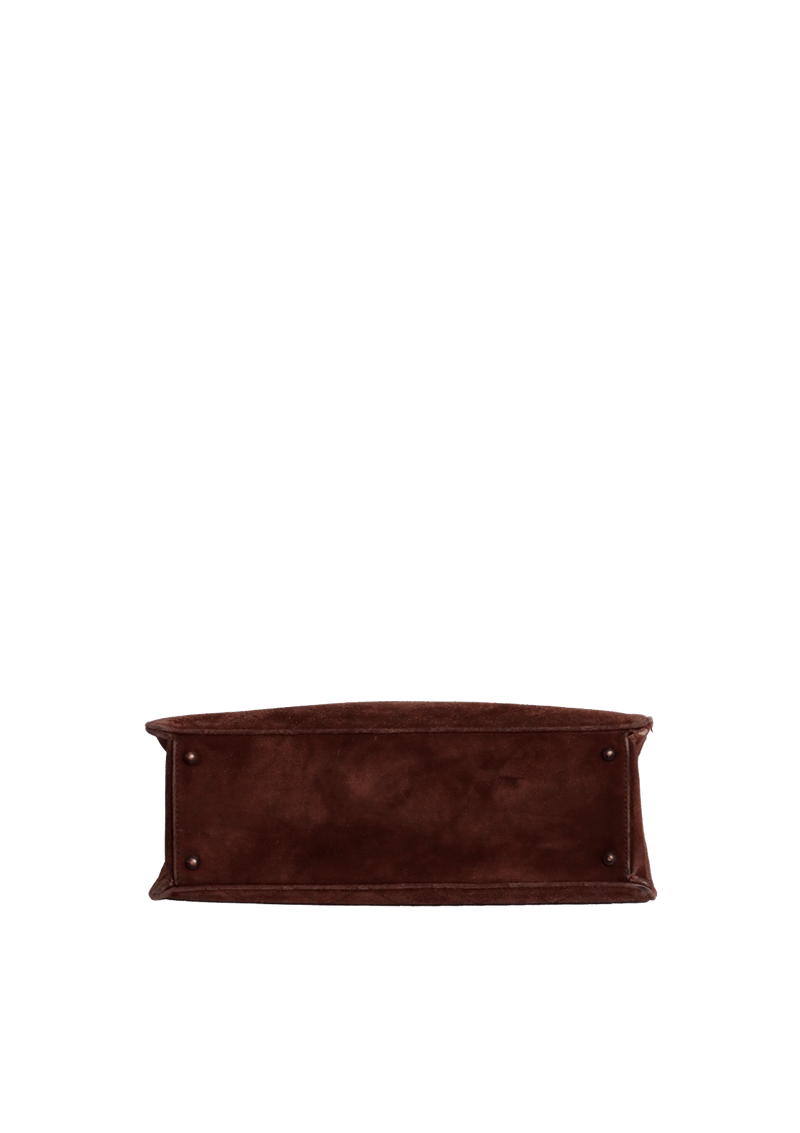 CC SUEDE SHOULDER BAG