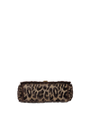 MEDIUM VELVET LEOPARD CARO BAG