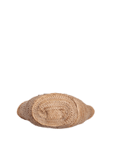 SMALL RAFFIA BASKET BAG