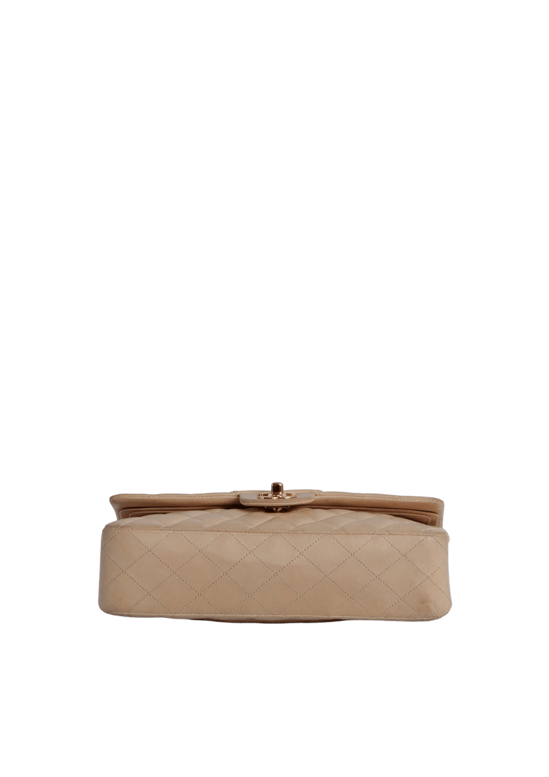 MEDIUM CLASSIC DOUBLE FLAP LAMBSKIN