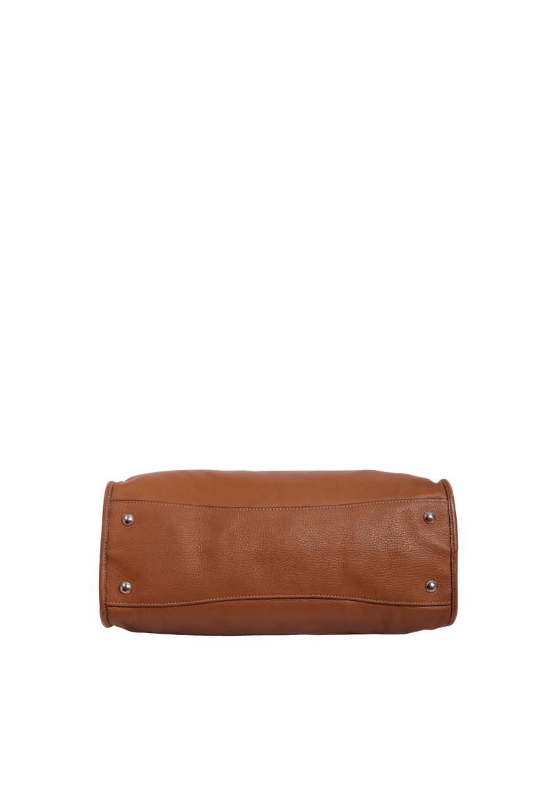 VITELLO DAINO FRONT ZIP BAG