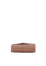 SUEDE SMALL TRIQUILT ENVELOPE BAG