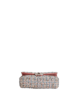 MEDIUM DOUBLE FLAP BAG TWEED