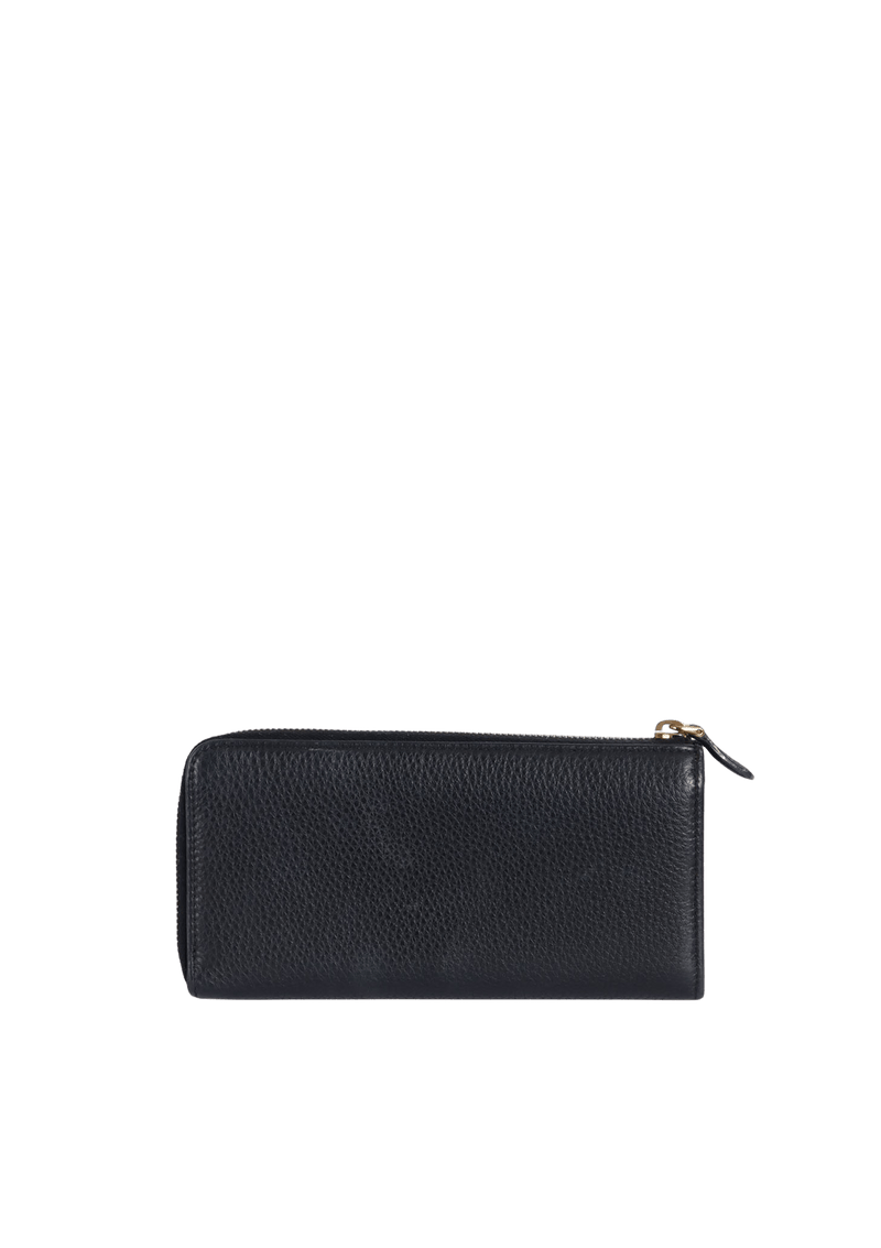 LEATHER  ZIP AROUND WALLET