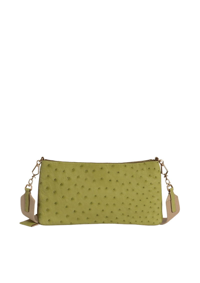 OSTRICH SHOULDER BAG