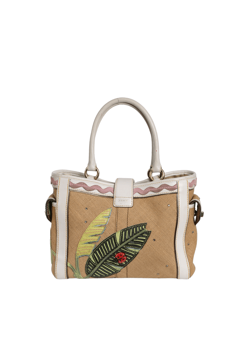 RAFFIA HANDLE BAG