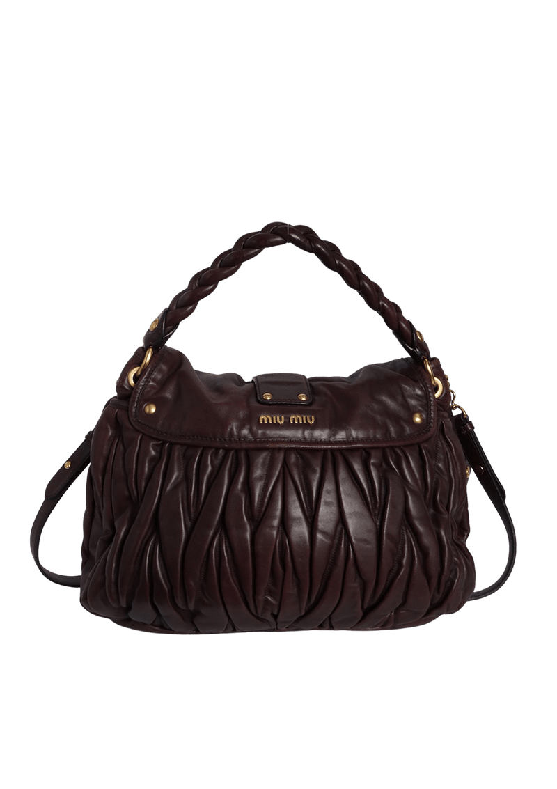 MATELASSE COFFER HOBO