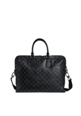 DAMIER GRAPHITE PORTE DOCUMENTS JOUR