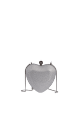 BOLSA CLUTCH EM CRISTAIS HEART