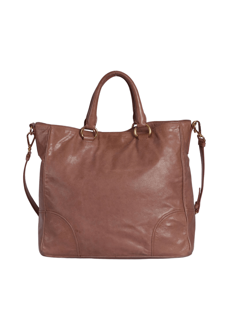 VITELLO SHINE SATCHEL BAG