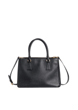 SMALL SAFFIANO LUX DOUBLE ZIP GALLERIA SATCHEL