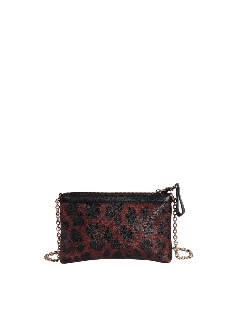 ANIMAL PRINT CHAIN BAG